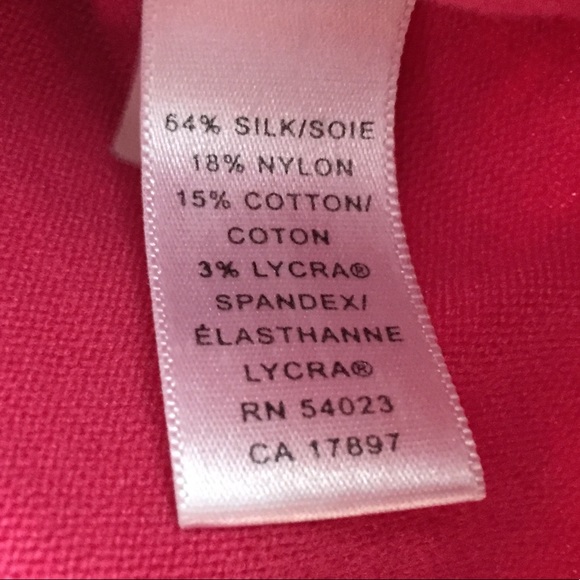 BANANA REPUBLIC Silk Pink Cardigan Sweater Size Small - Picture 8 of 11